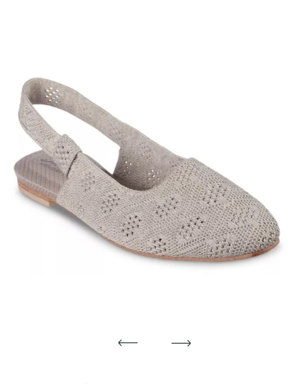 Cleo Snip Sweet Time Sling Back Flat by Skechers